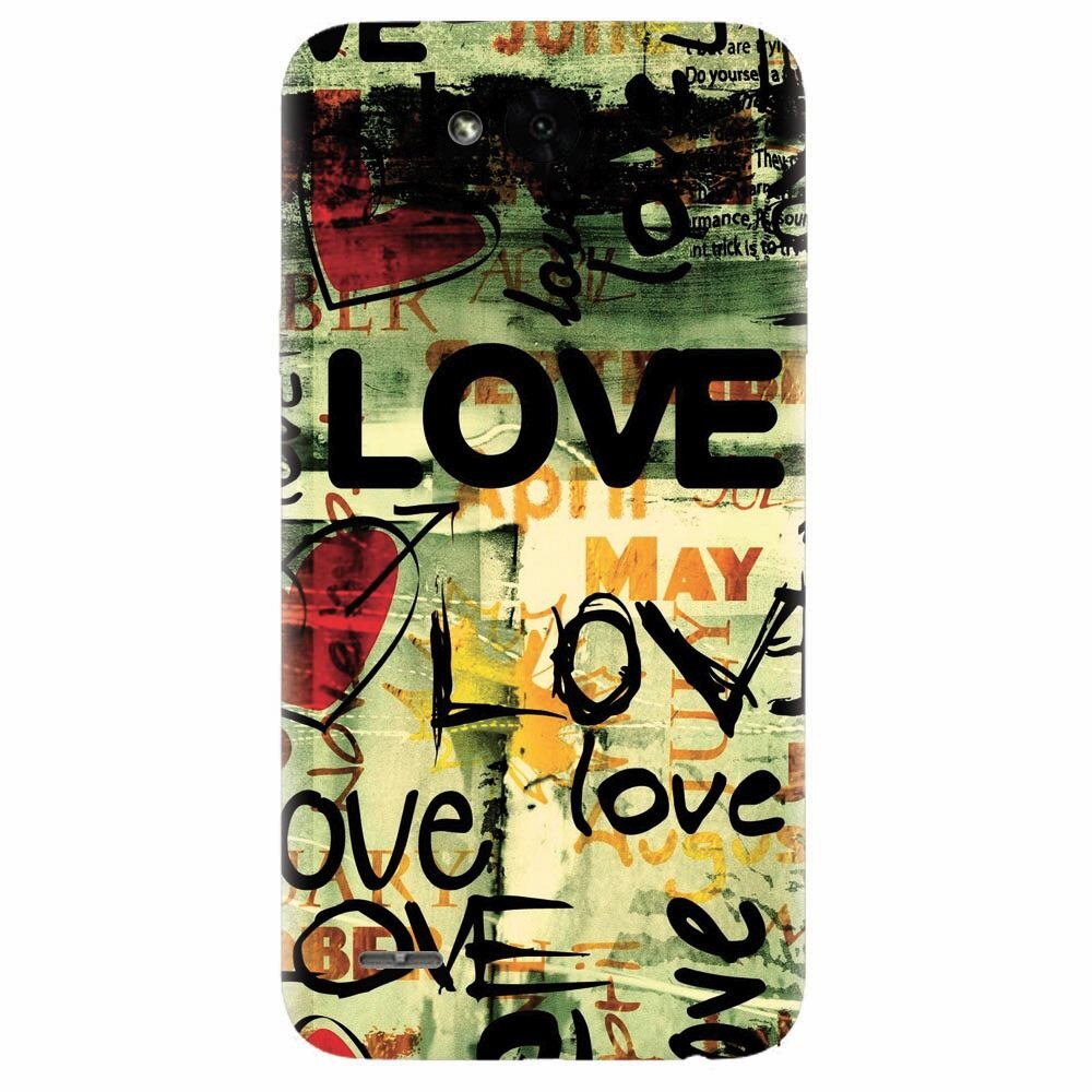 Husa silicon pentru Lg X Power 2, Love Artwork