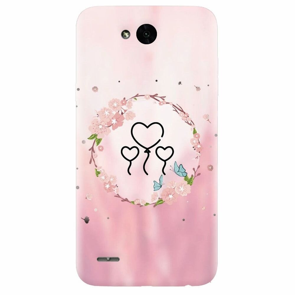 Husa silicon pentru Lg X Power 2, Heart Baloons