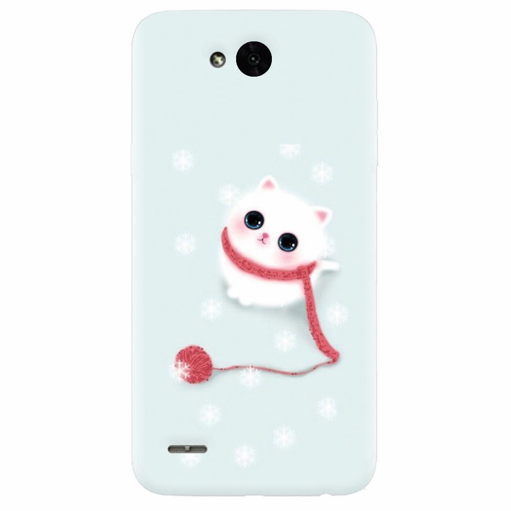 Husa silicon pentru Lg X Power 2, Cute Cat