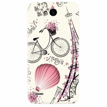 Husa silicon pentru Lg X Power 2, Paris Husa silicon pentru Lg X Power 2, Paris