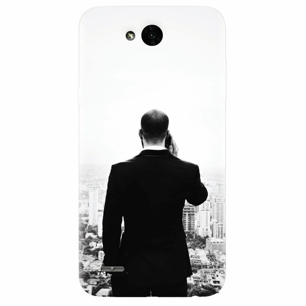 Husa silicon pentru Lg X Power 2, Man In Suit
