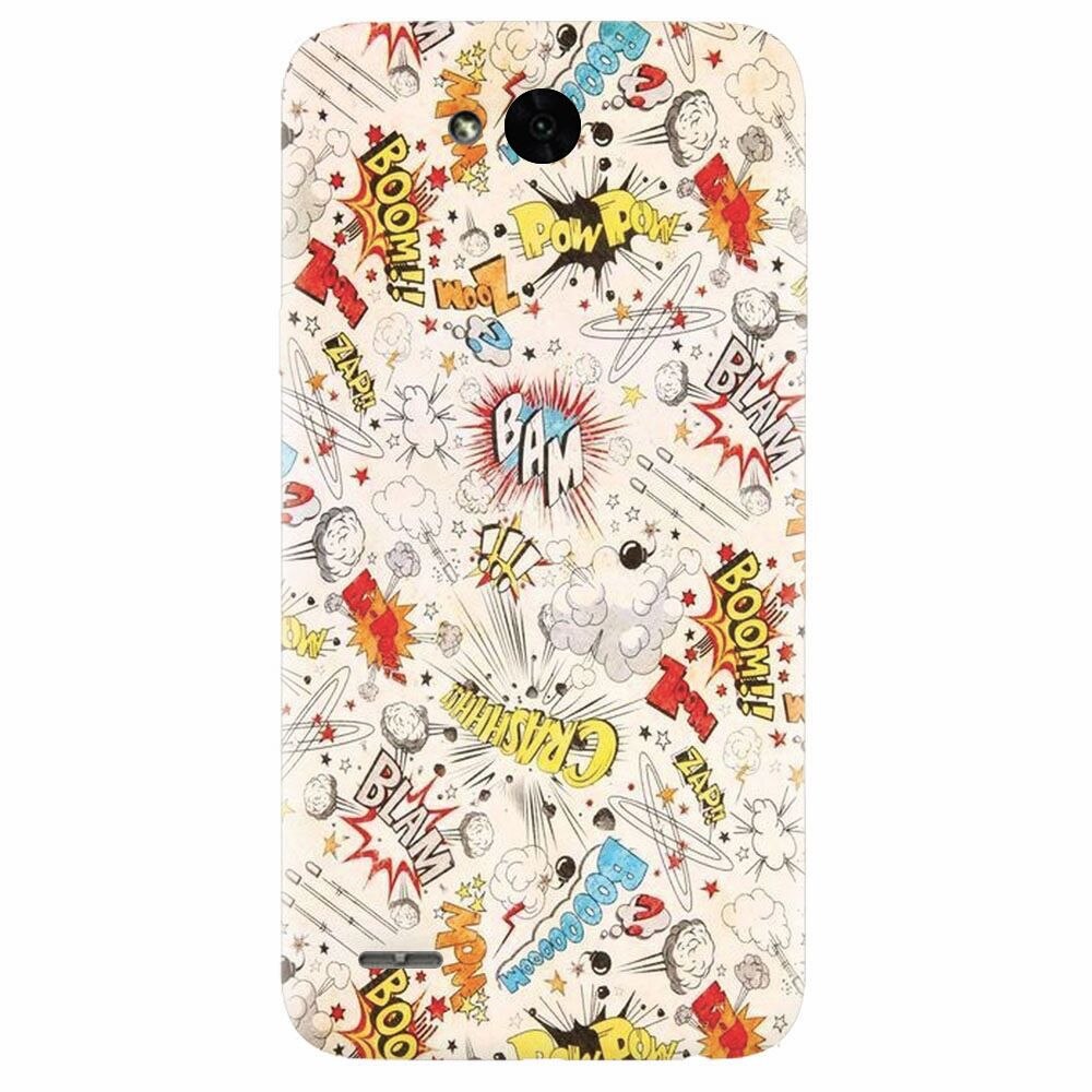 Husa silicon pentru Lg X Power 2, Vintage Comic