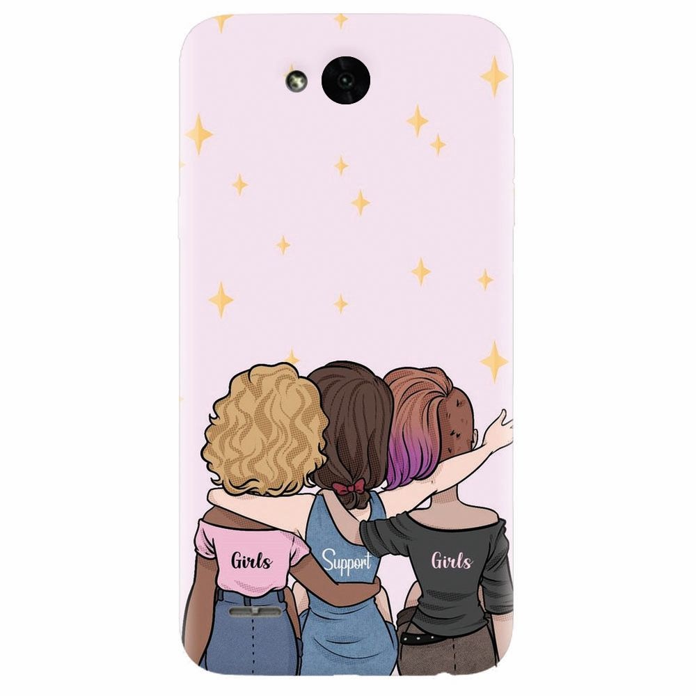 Husa silicon pentru Lg X Power 2, Girls Support Girls