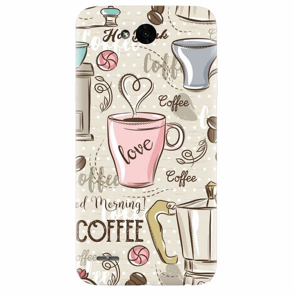 Husa silicon pentru Lg X Power 2, Coffe And Donuts