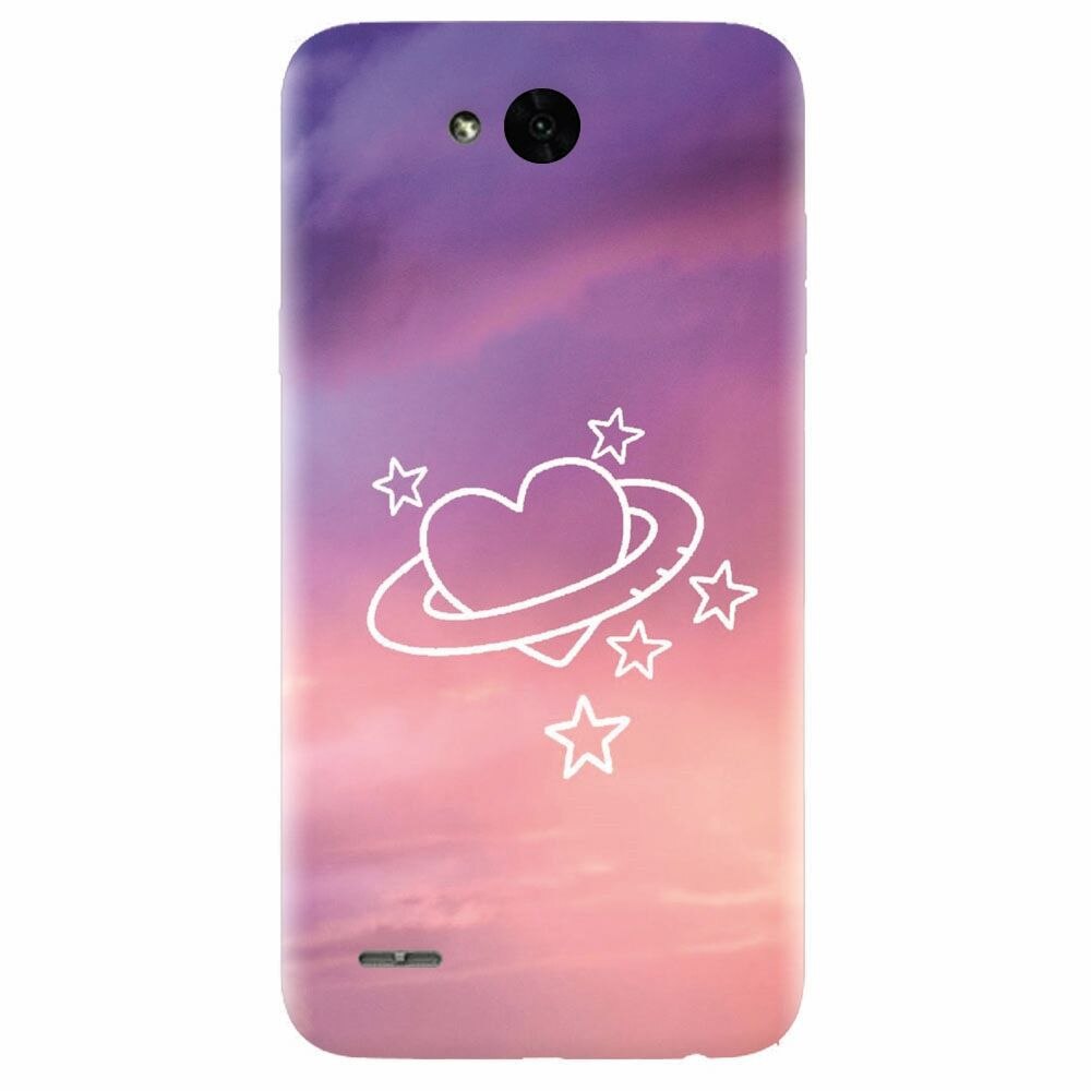 Husa silicon pentru Lg X Power 2, Galaxy Heart
