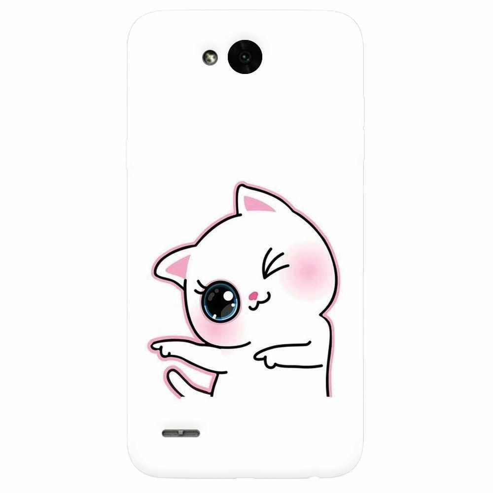 Husa silicon pentru Lg X Power 2, Cute Kitty