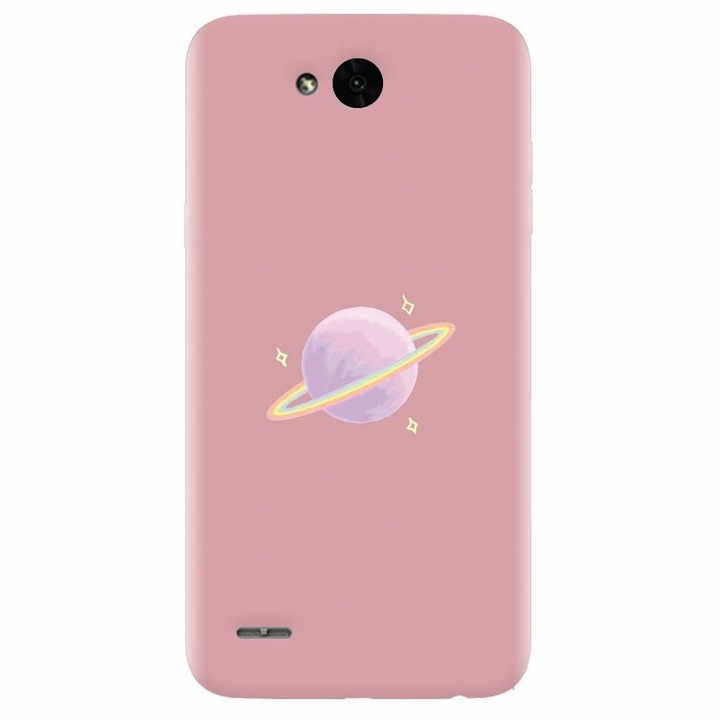 Силиконов калъф за Lg X Power 2, Saturn On Pink