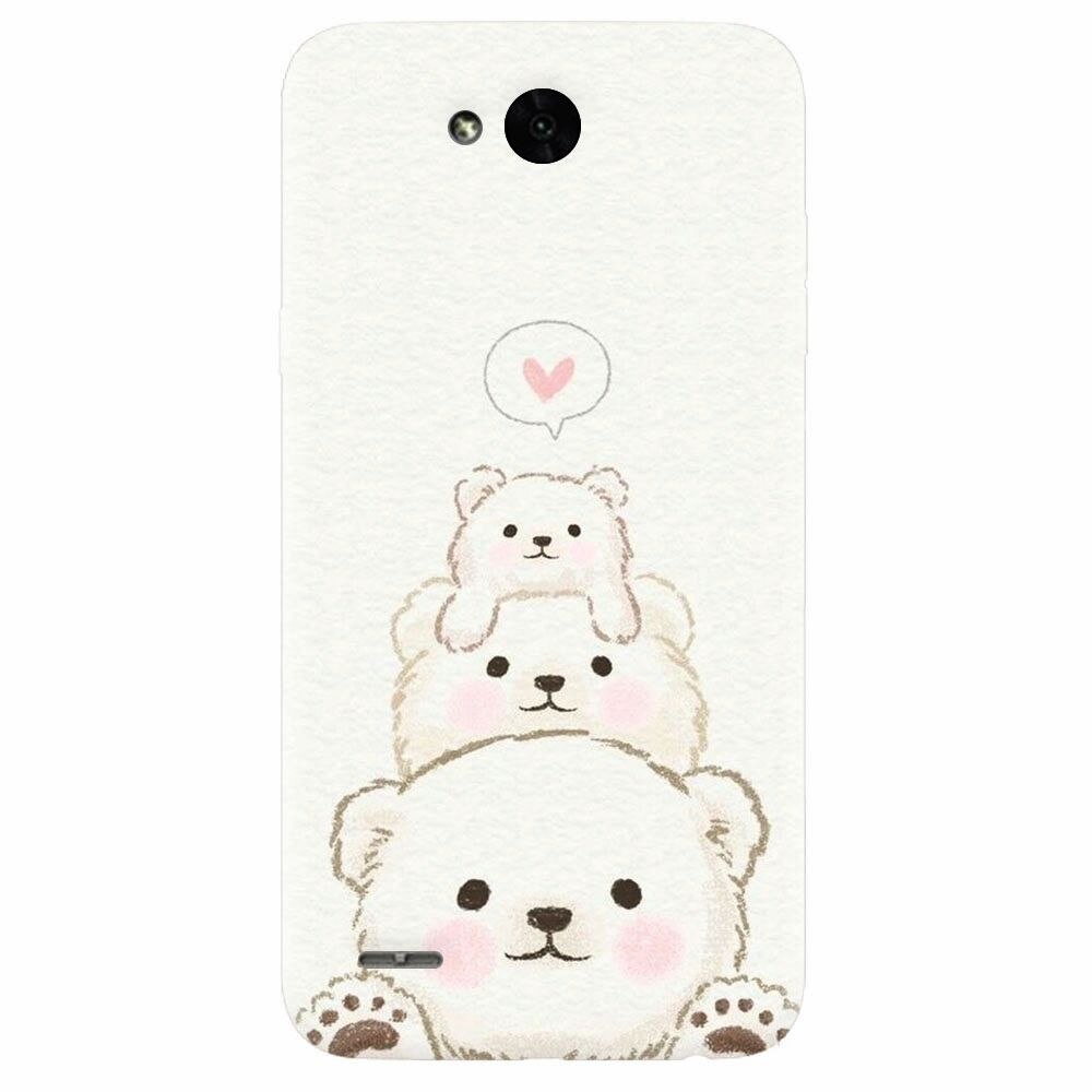 Husa silicon pentru Lg X Power 2, Bear Family