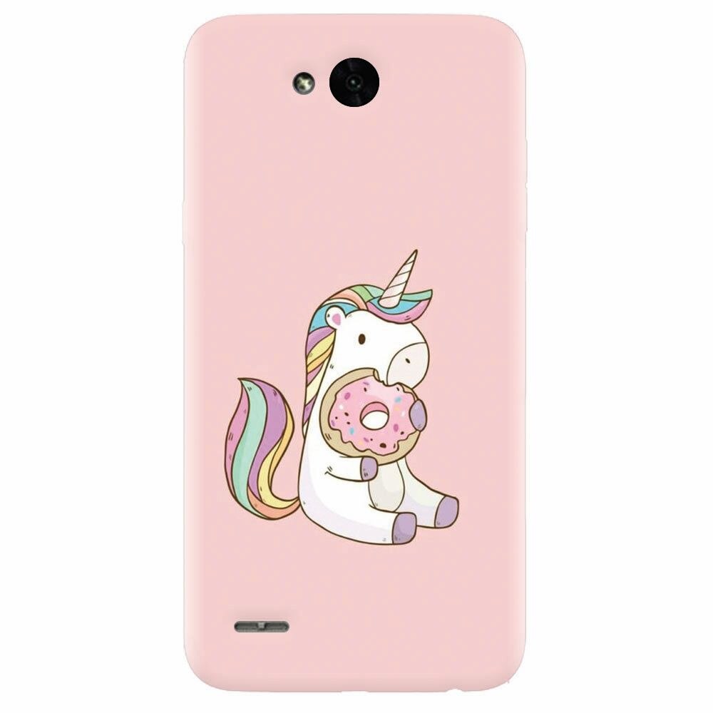 Husa silicon pentru Lg X Power 2, Unicorn Donuts