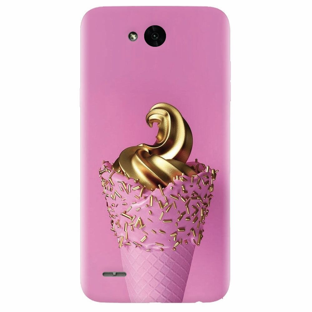 Husa silicon pentru Lg X Power 2, Icecream Gold