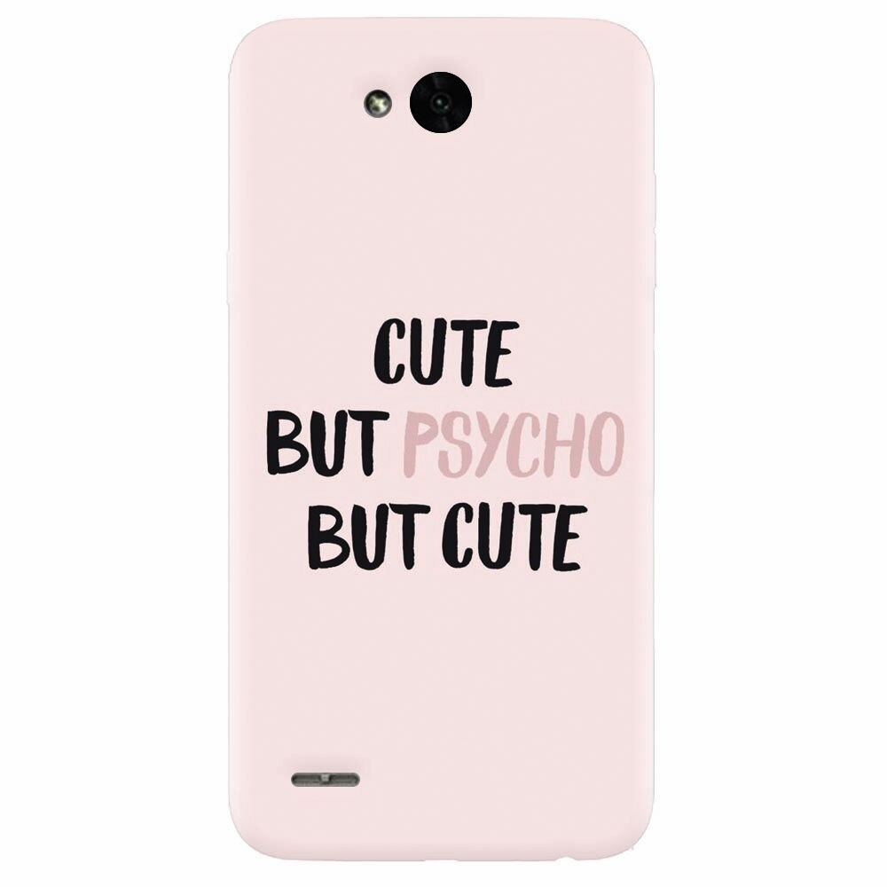 Husa silicon pentru Lg X Power 2, Cute But Psycho