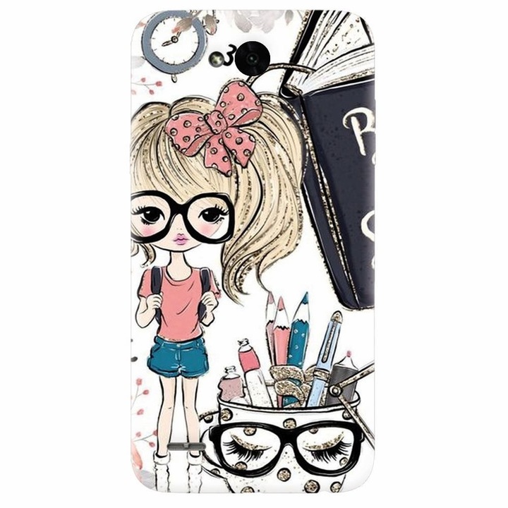 Силиконов калъф за Lg X Power 2, School Girl