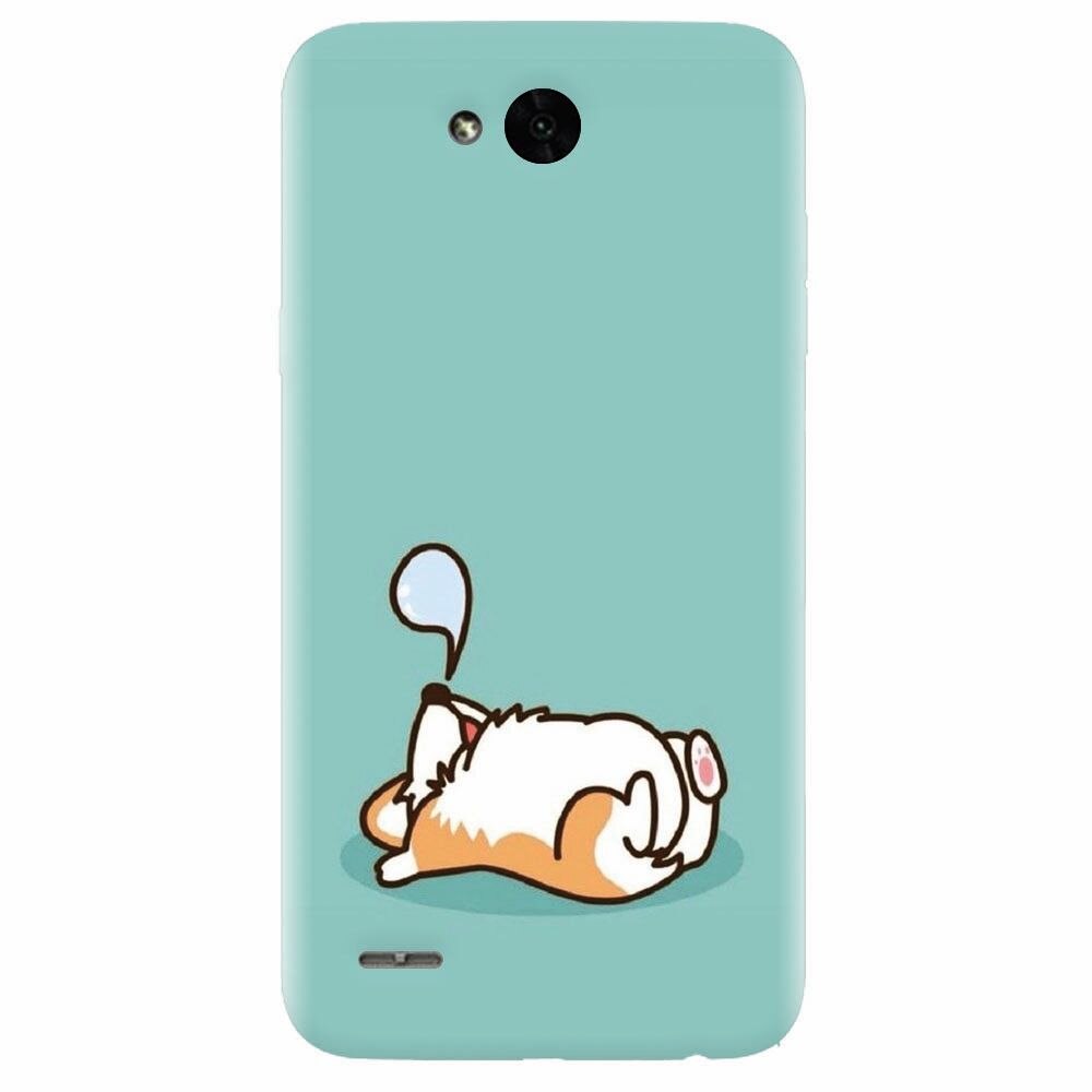 Husa silicon pentru Lg X Power 2, Cute Corgi