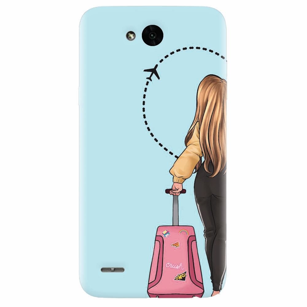 Husa silicon pentru Lg X Power 2, Travel Girl