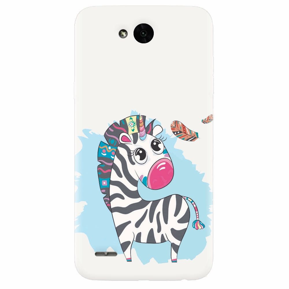 Husa silicon pentru Lg X Power 2, Zebra