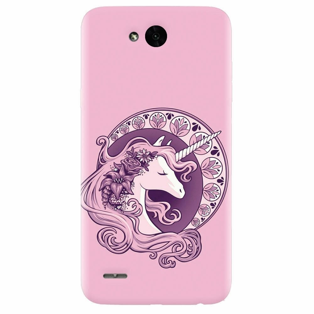 Husa silicon pentru Lg X Power 2, Purple Unicorn