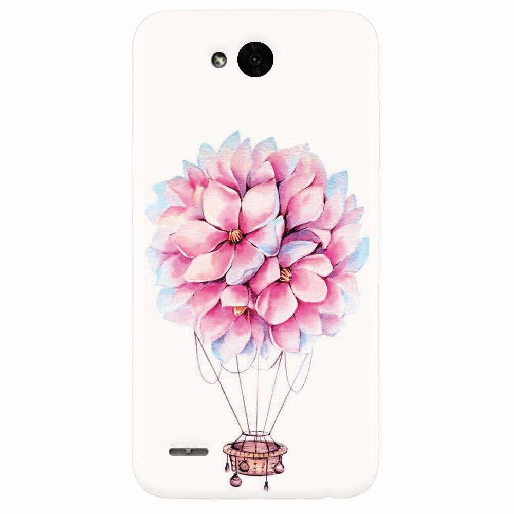 Husa silicon pentru Lg X Power 2, Flower Baloon