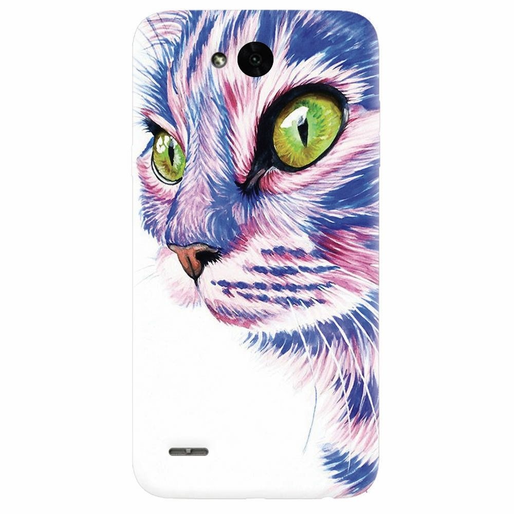 Husa silicon pentru Lg X Power 2, Colorfull Cat