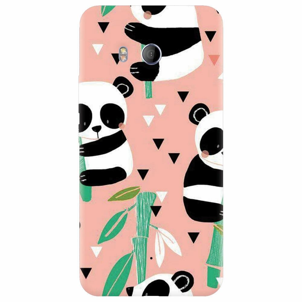 Husa silicon pentru Htc U 11, Baby Panda 001