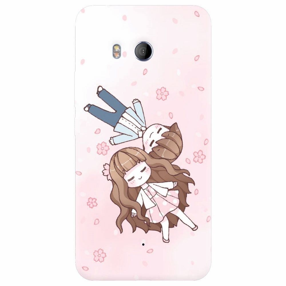 Husa silicon pentru Htc U 11, Cute Couple