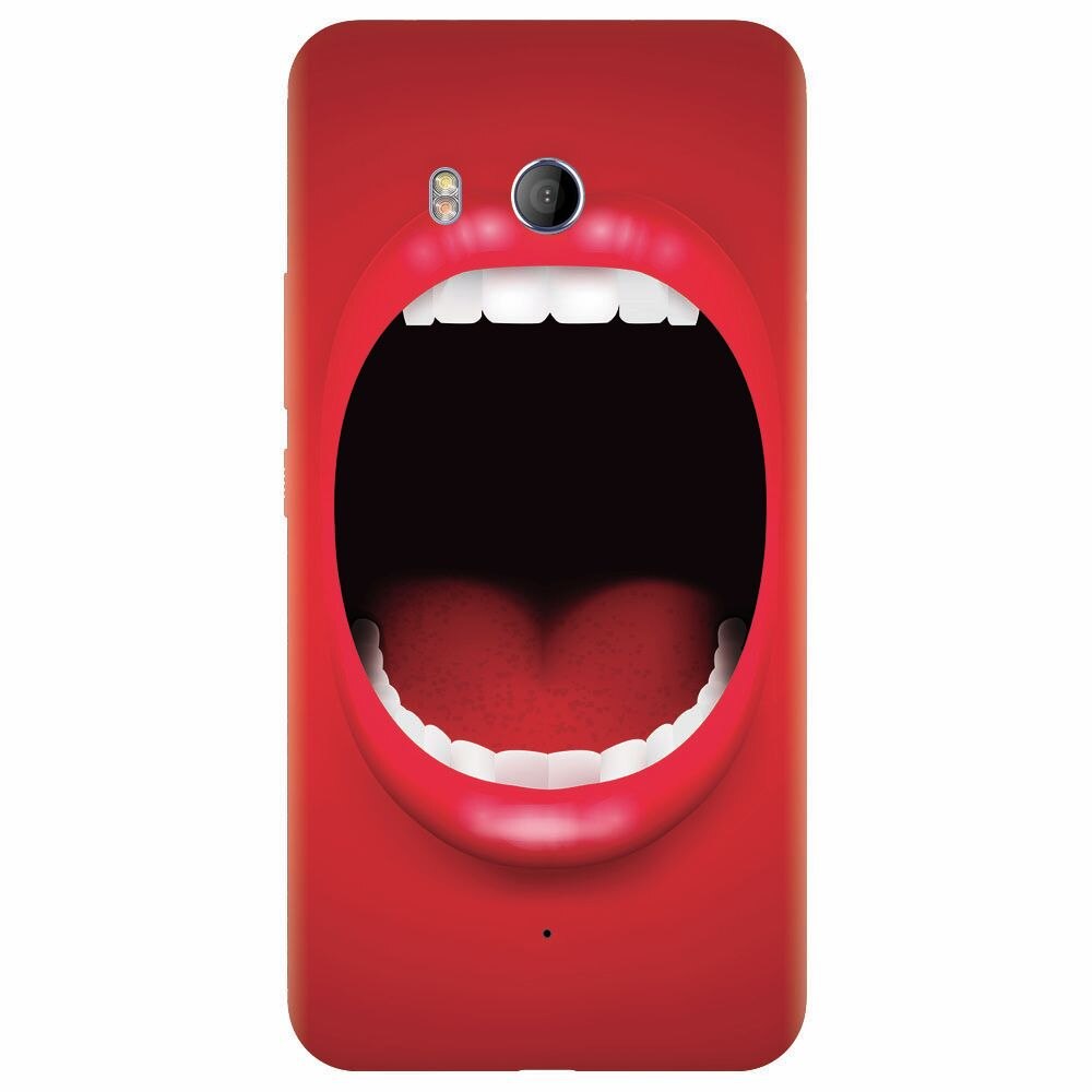 Husa silicon pentru Htc U 11, Big Mouth
