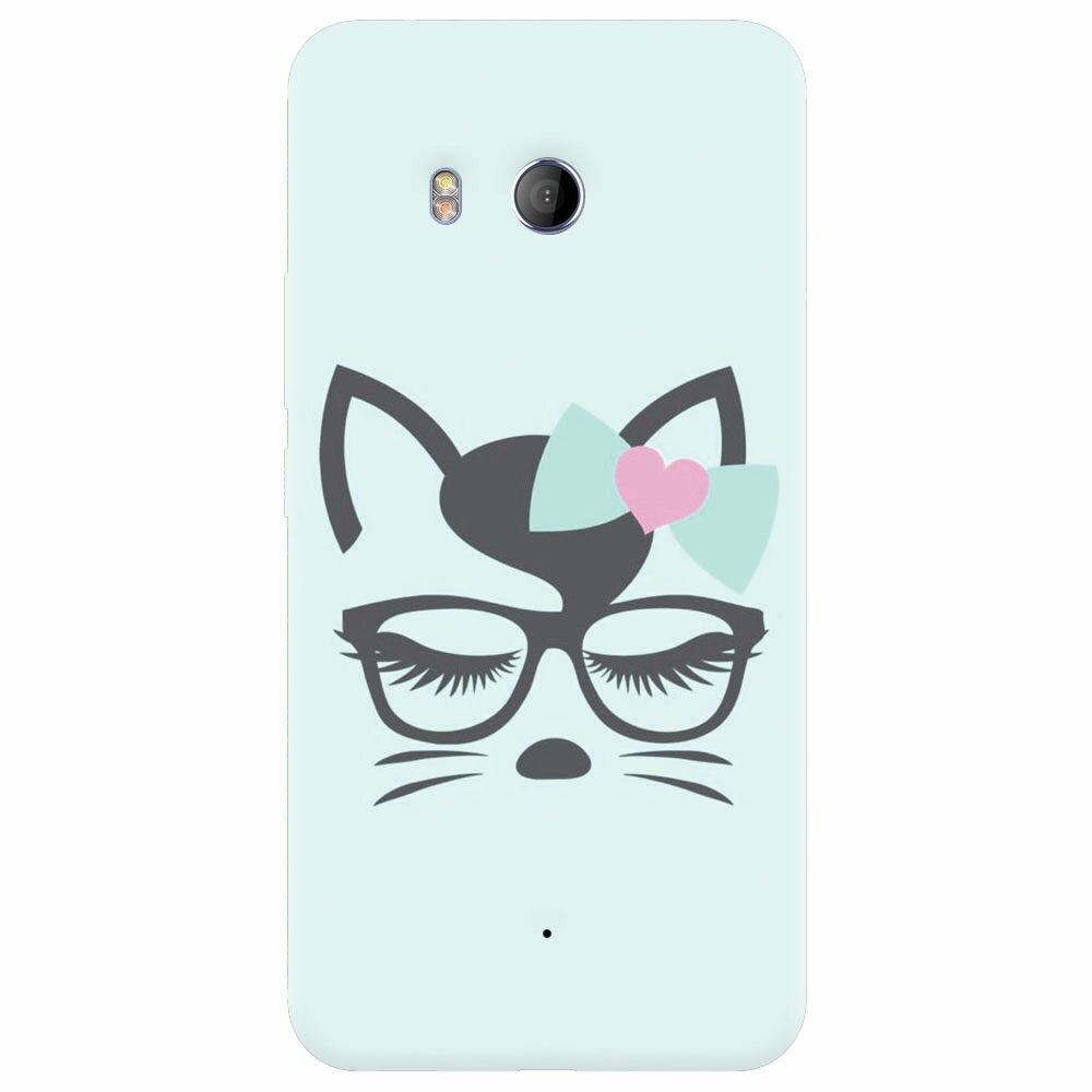 Husa silicon pentru Htc U 11, Angel Cat