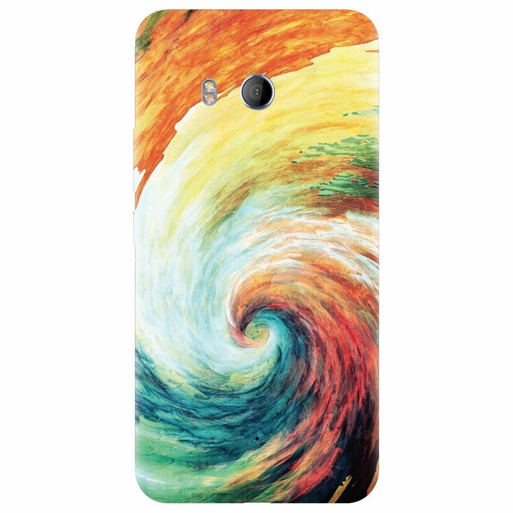 Husa silicon pentru Htc U 11, Big Wave Painting
