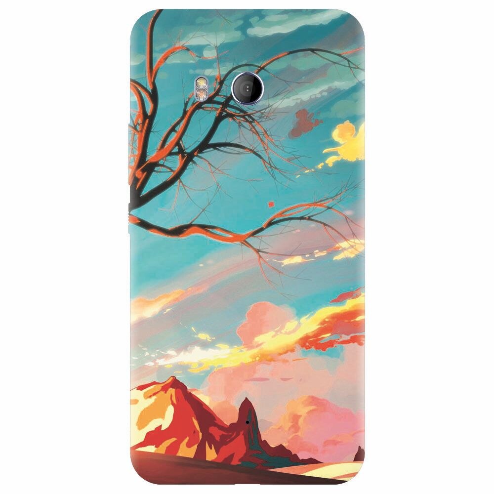 Husa silicon pentru Htc U 11, Artistic Landscape