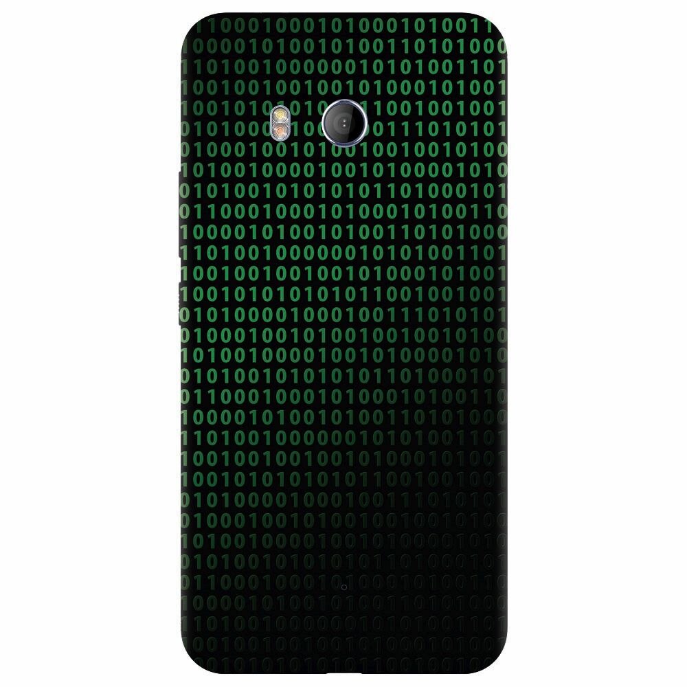 Husa silicon pentru Htc U 11, Binary Code