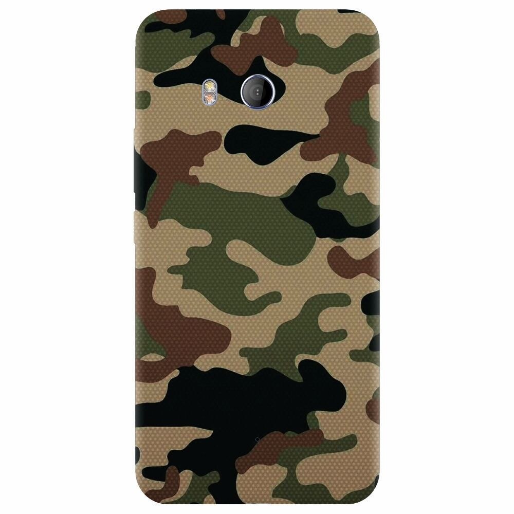 Husa silicon pentru Htc U 11, Camuflaj