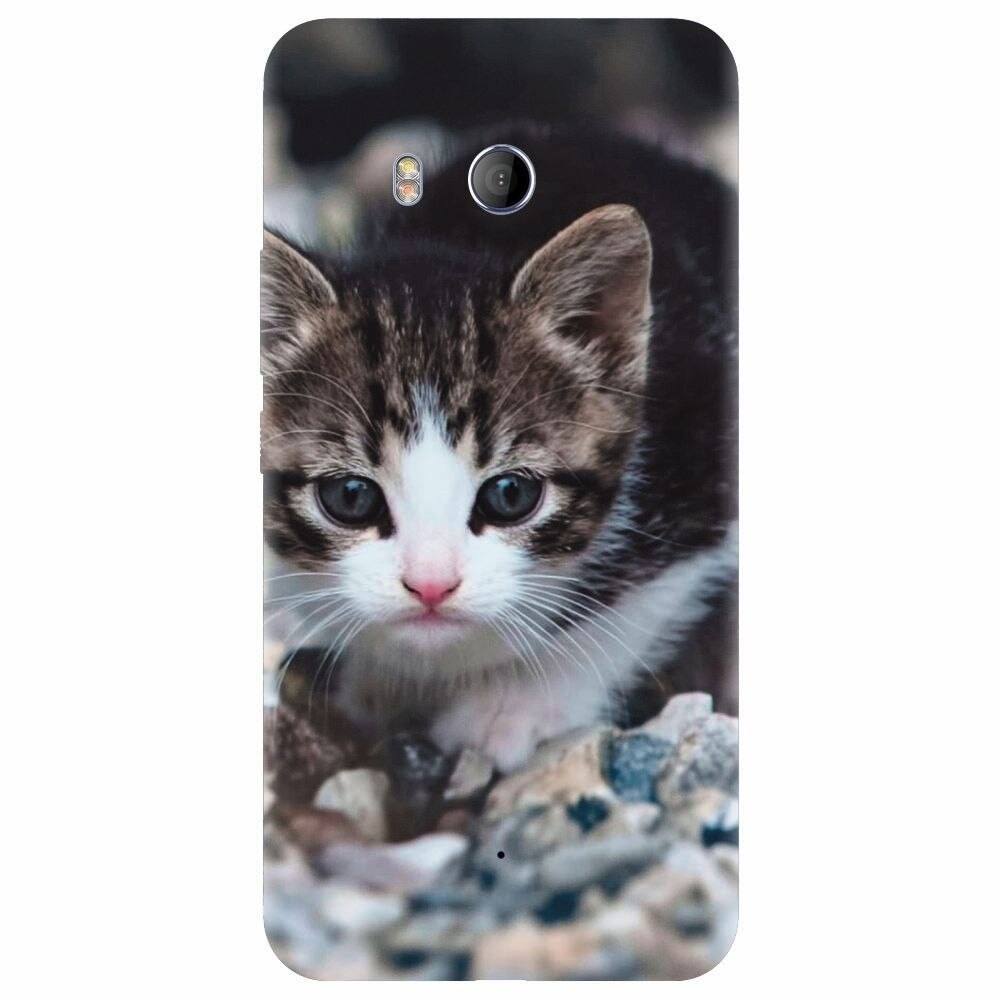 Husa silicon pentru Htc U 11, Animal Cat