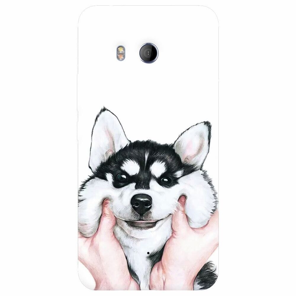 Husa silicon pentru Htc U 11, Cute Dog 1
