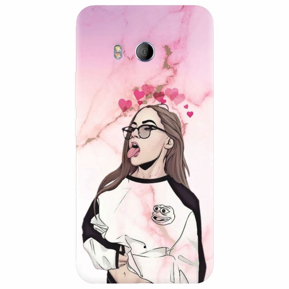 Husa silicon pentru Htc U 11, Bad Girl