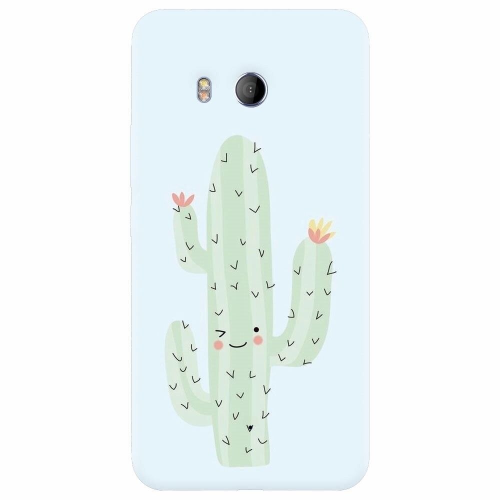 Husa silicon pentru Htc U 11, Cactus