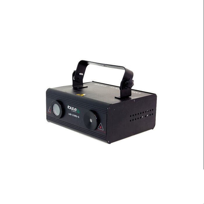 Laser disco Ibiza, rosu - 150 mW, verde - 60mW, control audio / automat / DMX