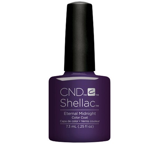 Lac unghii semipermanent CND Shellac Eternal Midnight 7.3 ml