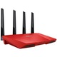 Router wireless ASUS RT-AC87U Dual-band Wireless AC2400 Gigabit, Rosu