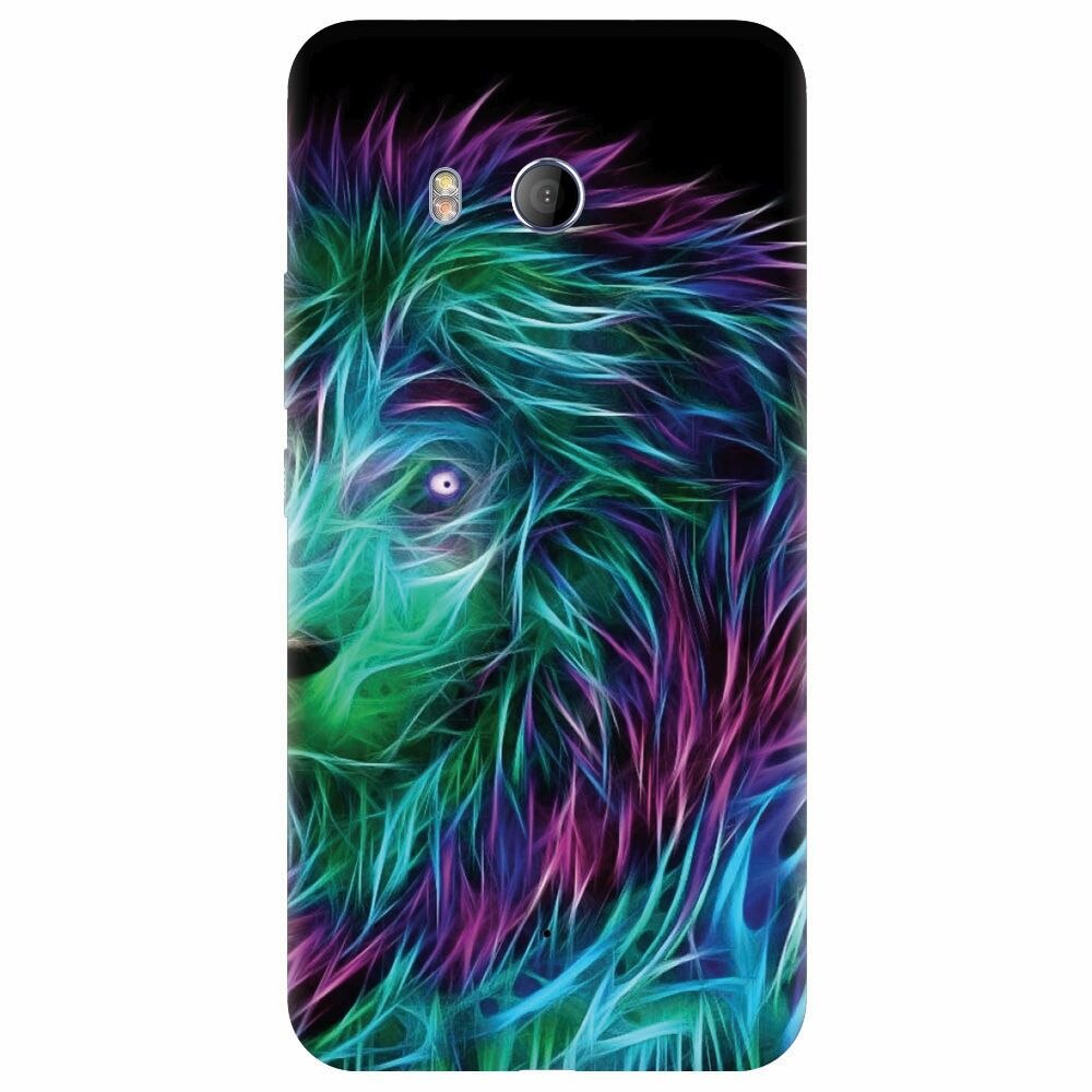 Husa silicon pentru Htc U 11, Abstract Lion 002