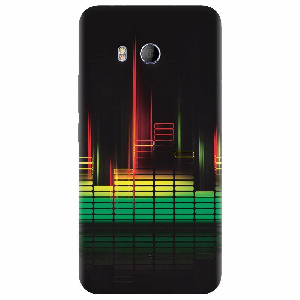 Husa silicon pentru Htc U 11, Abstract Dj Sound System