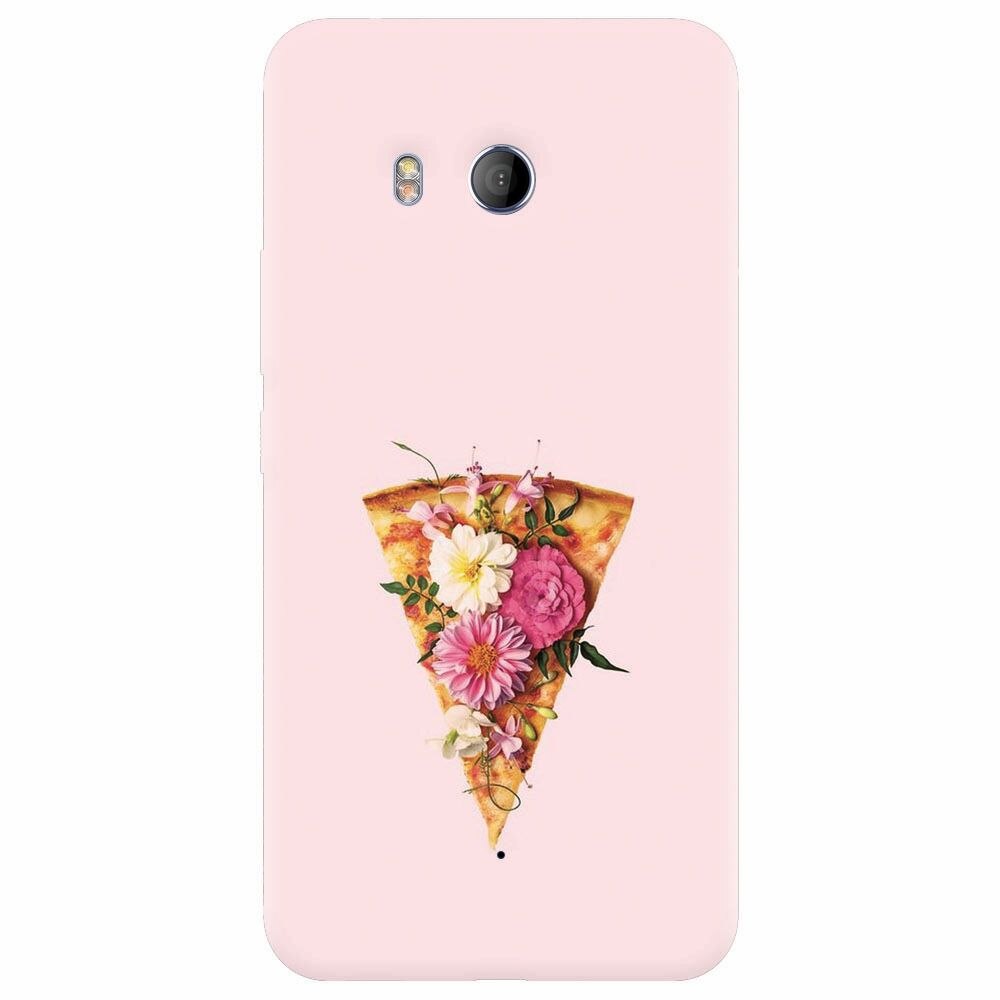Husa silicon pentru Htc U 11, Flower Pizza