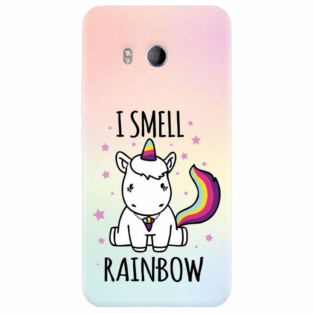 Husa silicon pentru Htc U 11, I Smell Rainbow