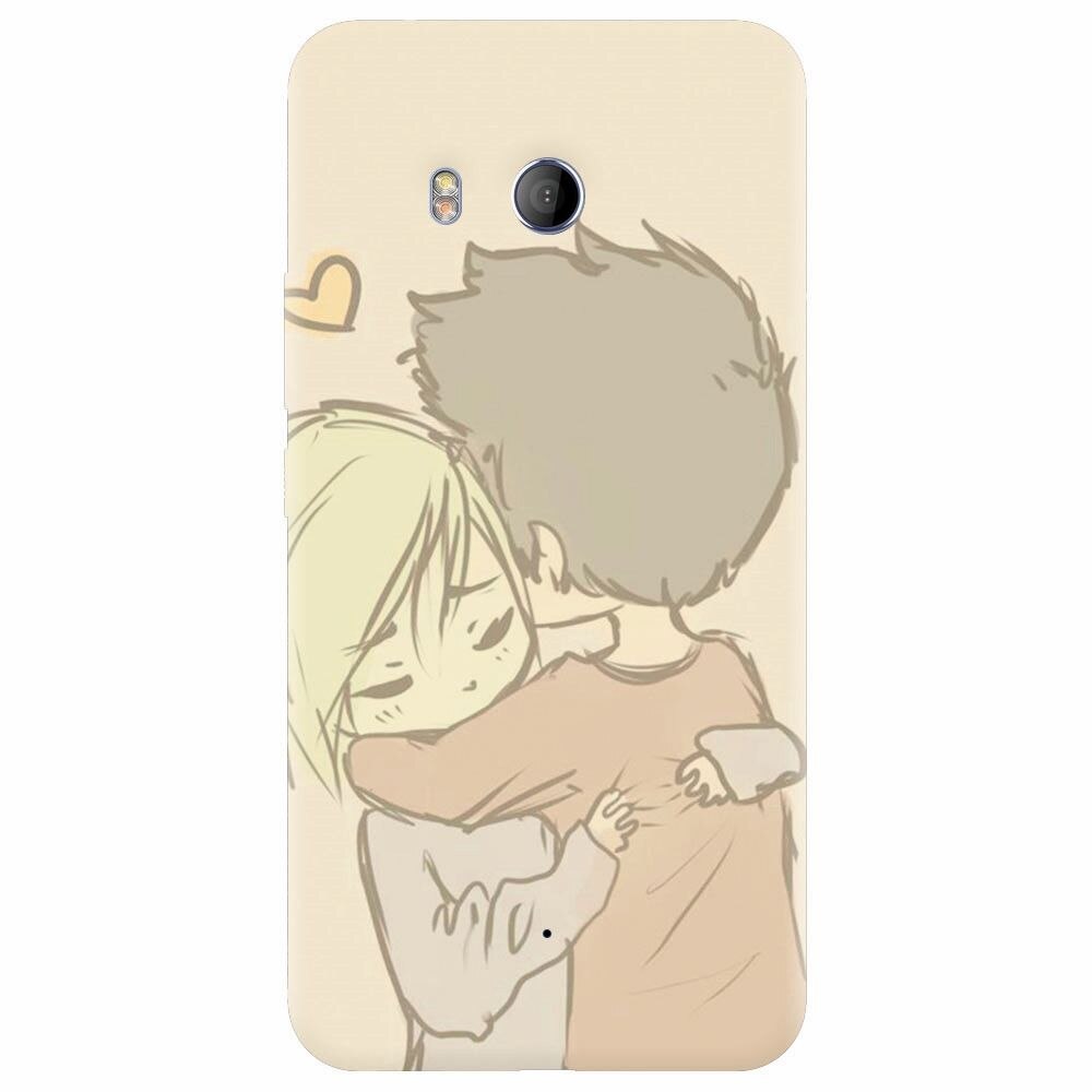 Husa silicon pentru Htc U 11, Couple Hug
