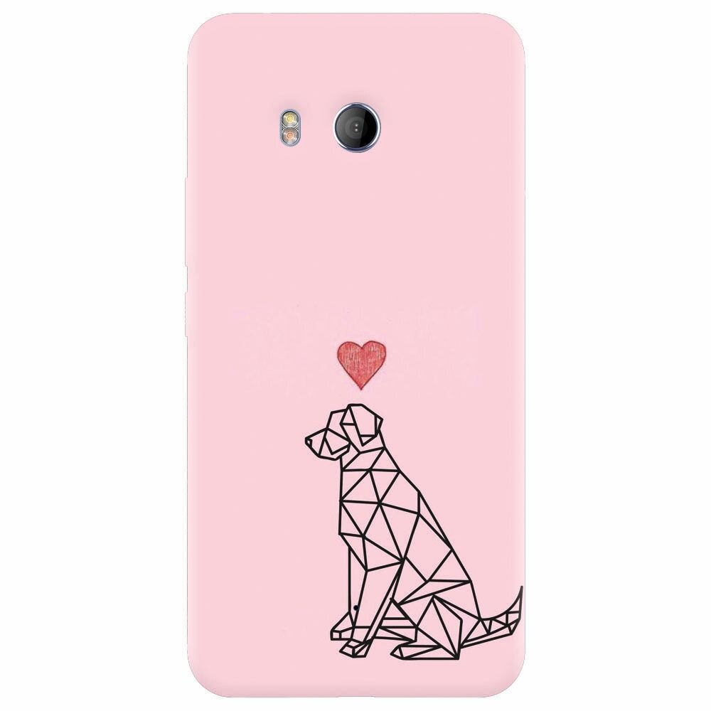 Husa silicon pentru Htc U 11, Love Dog