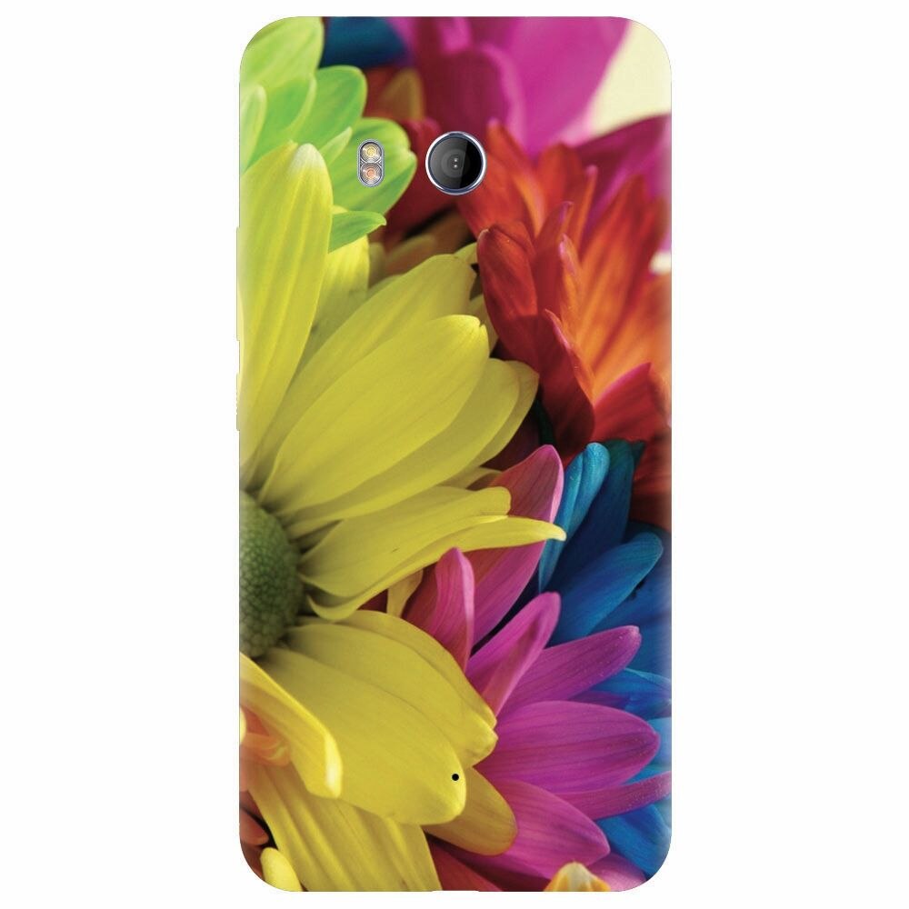 Husa silicon pentru Htc U 11, Flower