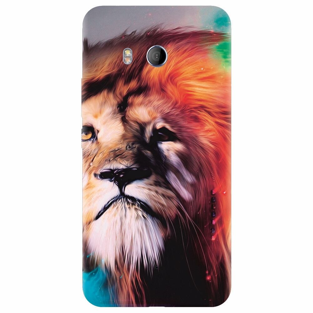 Husa silicon pentru Htc U 11, Awesome Art Of Lion
