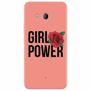 Husa silicon pentru Htc U 11, Girl Power 2 Husa silicon pentru Htc U 11, Girl Power 2