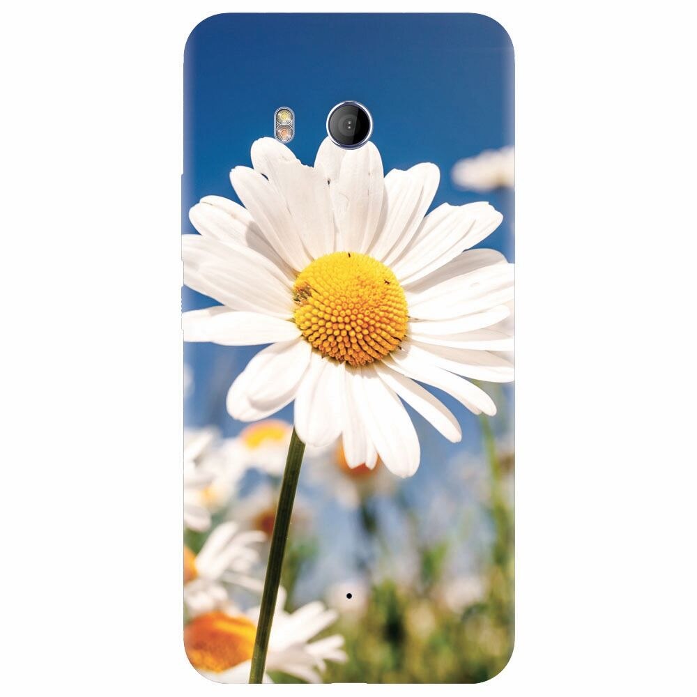 Husa silicon pentru Htc U 11, Daisies Field Flowers