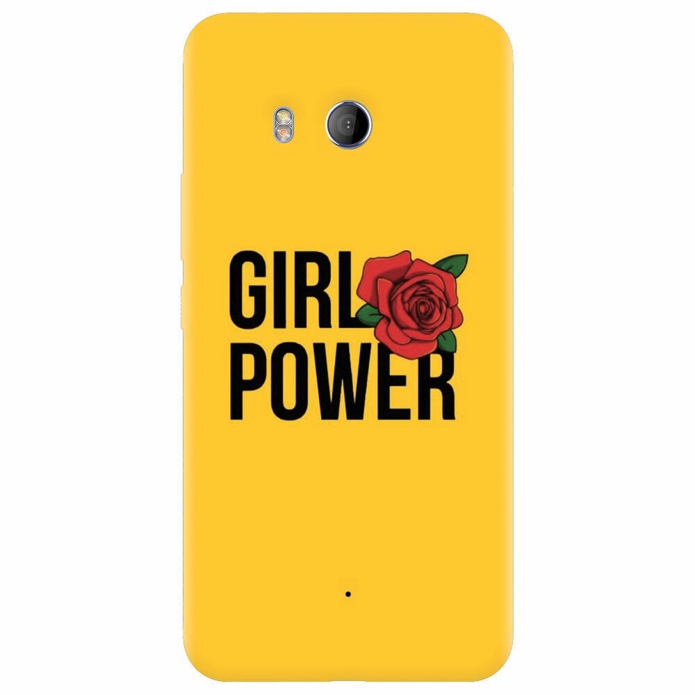 Husa silicon pentru Htc U 11, Girl Power
