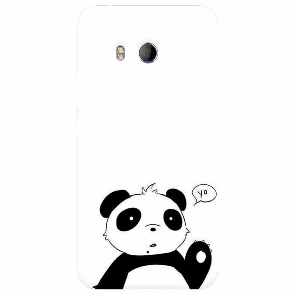 Husa silicon pentru Htc U 11, Panda Cellphone