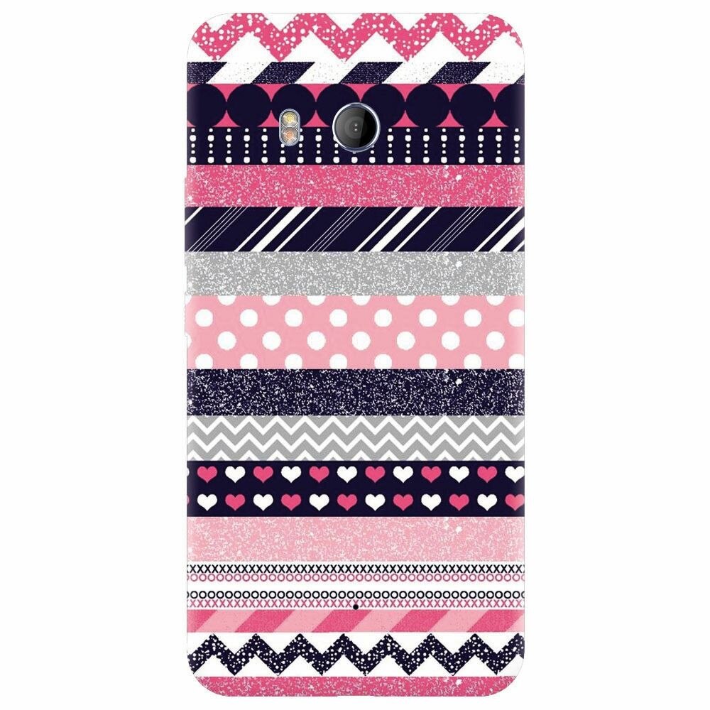 Husa silicon pentru Htc U 11, Love Pattern